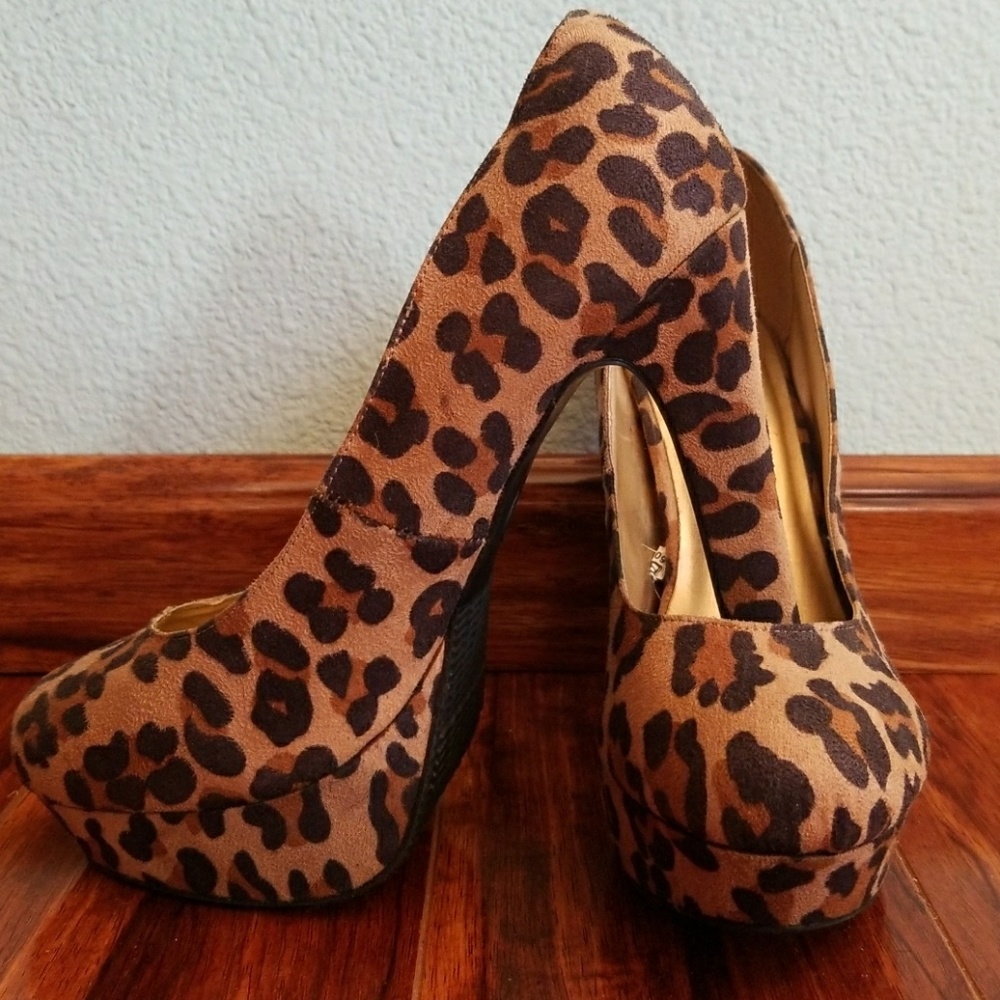 Leopard Heels
